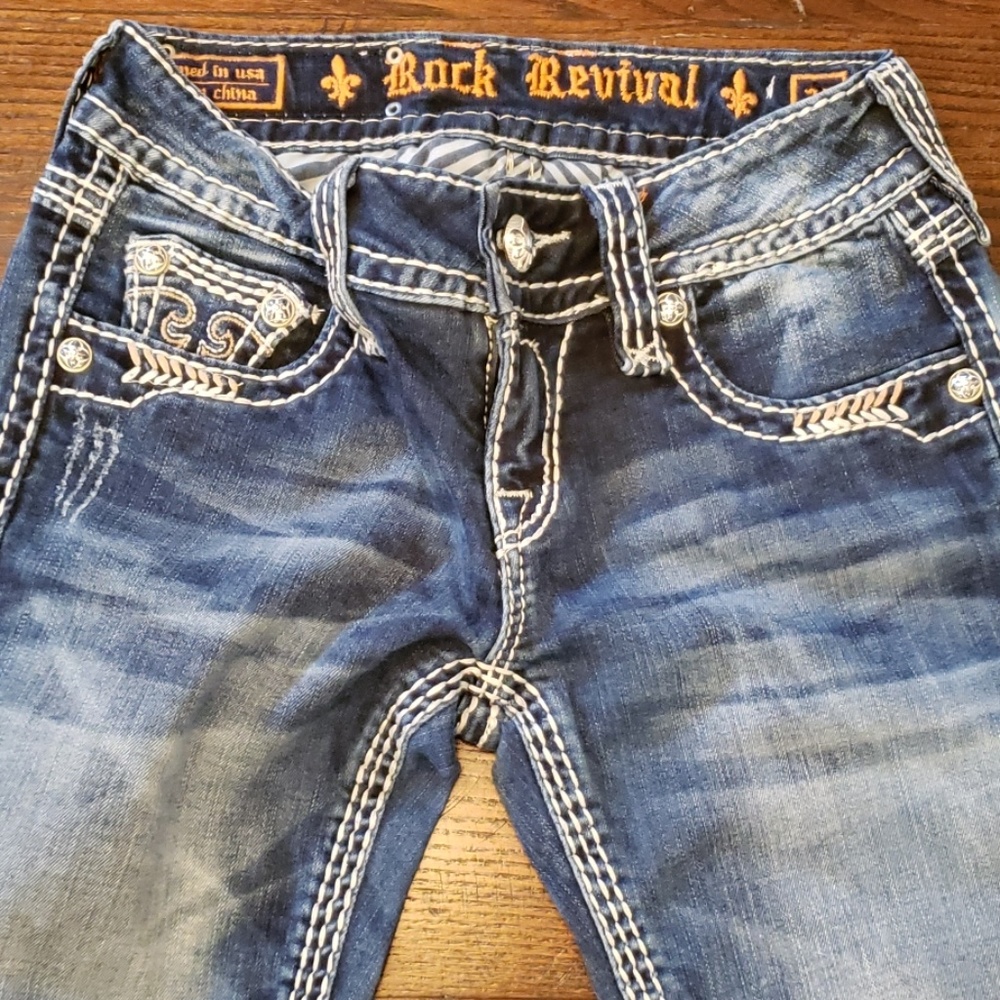 Rock Revival Medium Wash Straight Leg Jeans